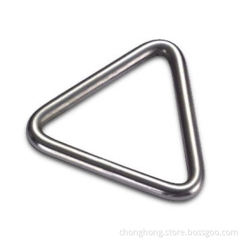 Triangle Ring, Made of AISI 316 or 304 Grade Stainless Steel, Available in Various Sizes